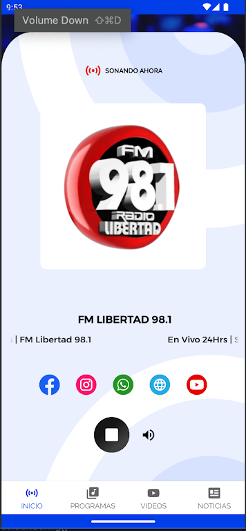 Fm 98.1Libertad Screenshot4