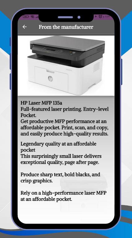 HP Laser MFP 135a Guide Screenshot3