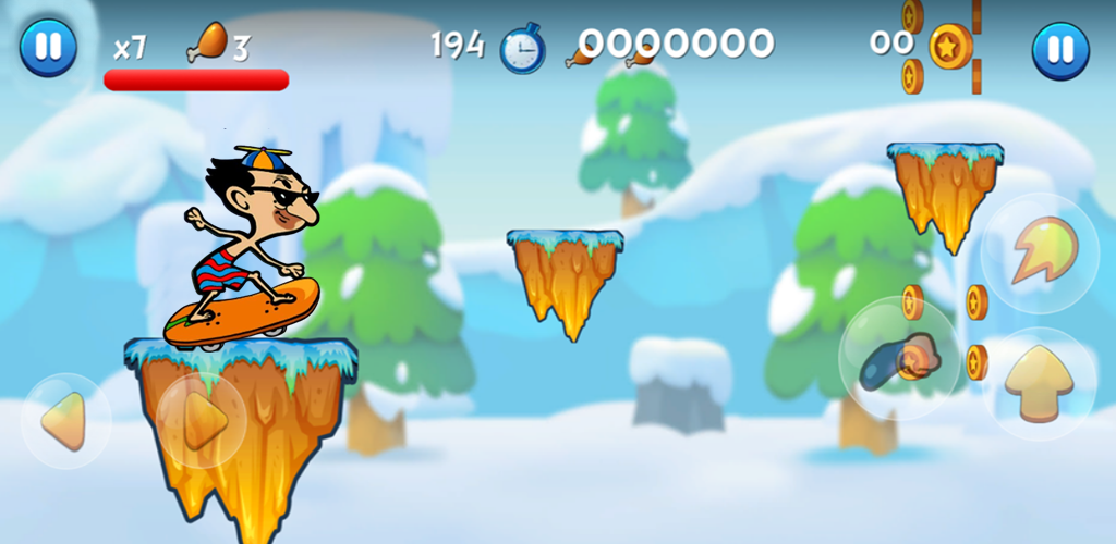 super Mr Bean Runner Jungle Screenshot3