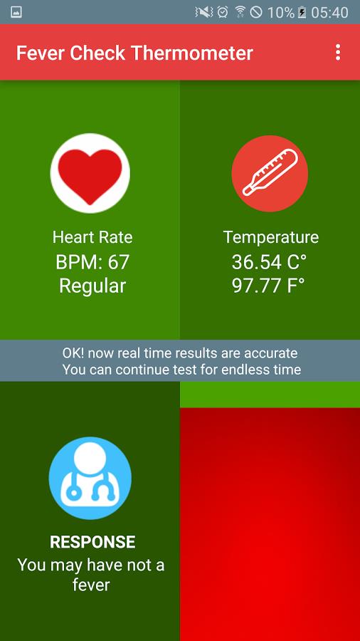 Fever Measuring Thermometer Screenshot4