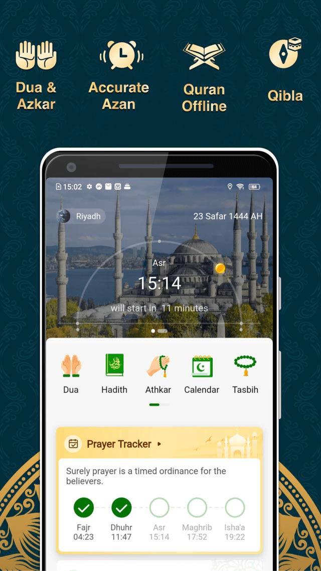 Muslim Muna:Prayer Times,Quran Screenshot1