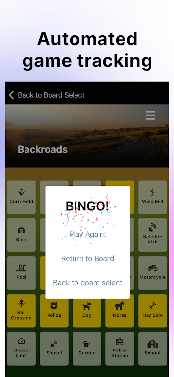 Travel Bingo - Road trip bingo Screenshot3