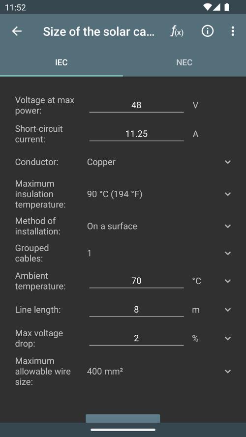 PV Calculations Screenshot2