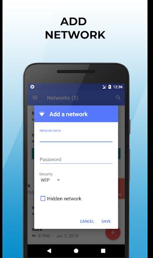 Wi-Fi password manager Screenshot2