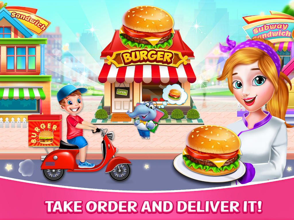 Burger Games Delivery Games Screenshot1