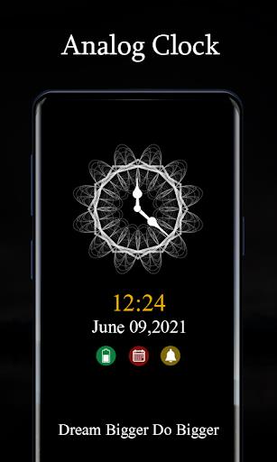 Always on display clock widget Screenshot4