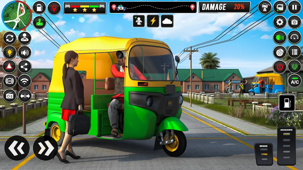 US Auto Rickshaw: Driving Game Screenshot2