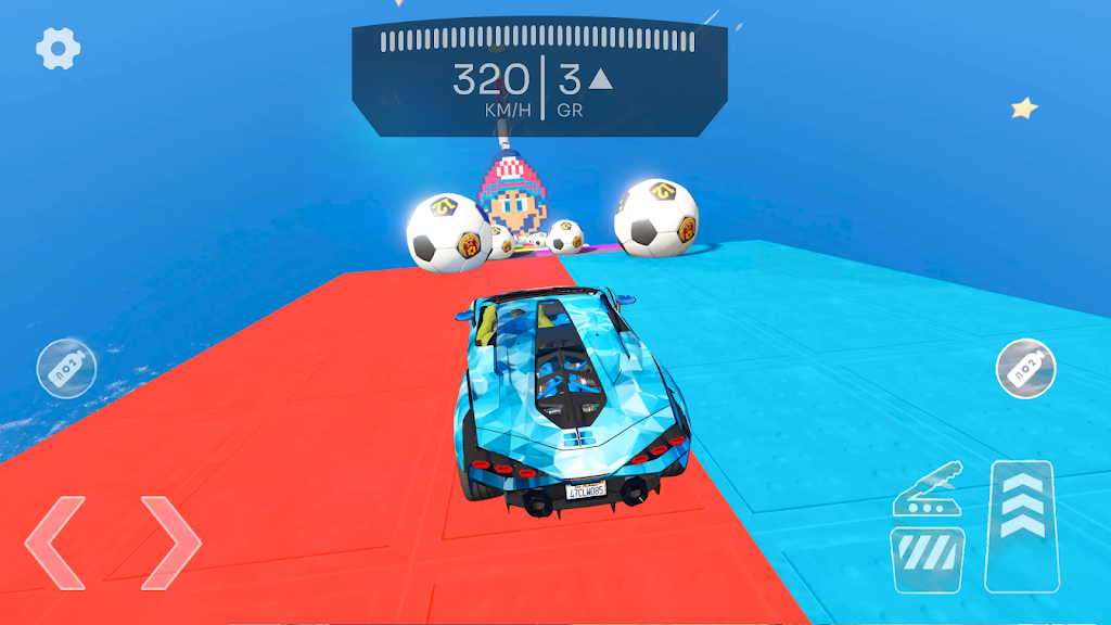 Superhero Car Mega Ramp Jump V Screenshot4