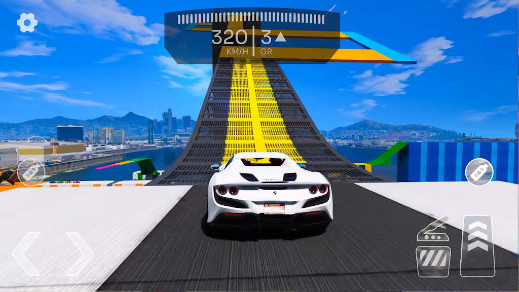 Superhero Car Mega Ramp Jump V Screenshot3