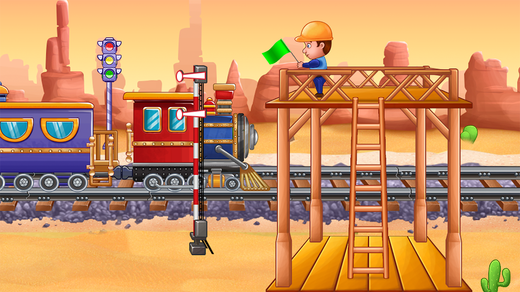 Truck wash train builder game Screenshot4