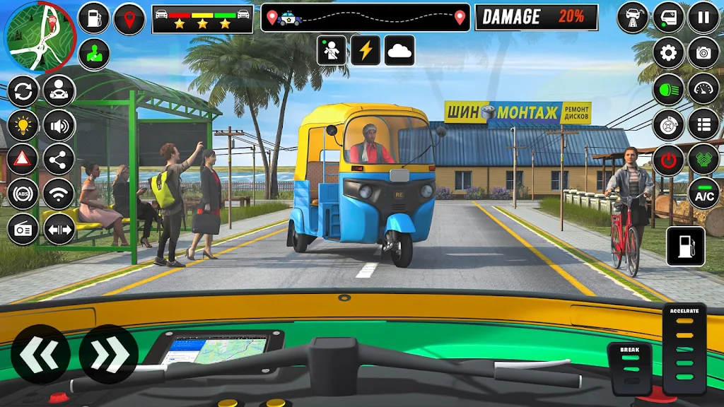 US Auto Rickshaw: Driving Game Screenshot4