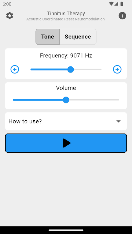 Tinnitus Therapy - ACRN Screenshot1