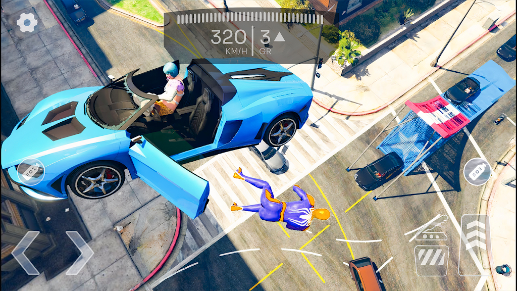 Superhero Car Mega Ramp Jump V Screenshot2