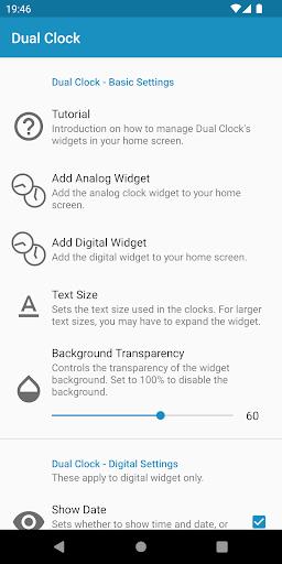 Dual Clock Widget Screenshot2