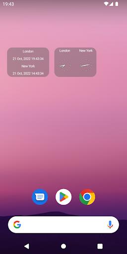 Dual Clock Widget Screenshot1