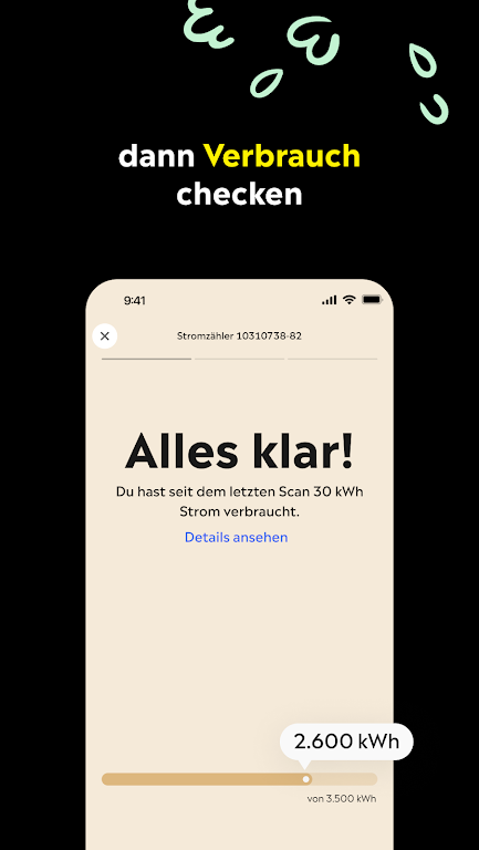 Yello App – Dein Energie-Check Screenshot3