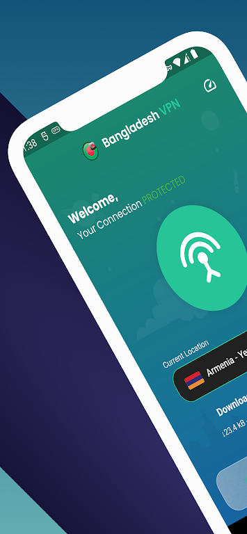 Bangladesh VPN - Fast & Secure Screenshot1