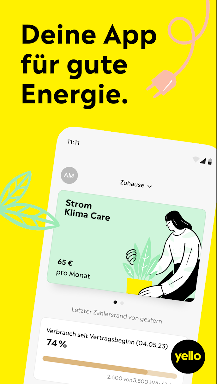 Yello App – Dein Energie-Check Screenshot1