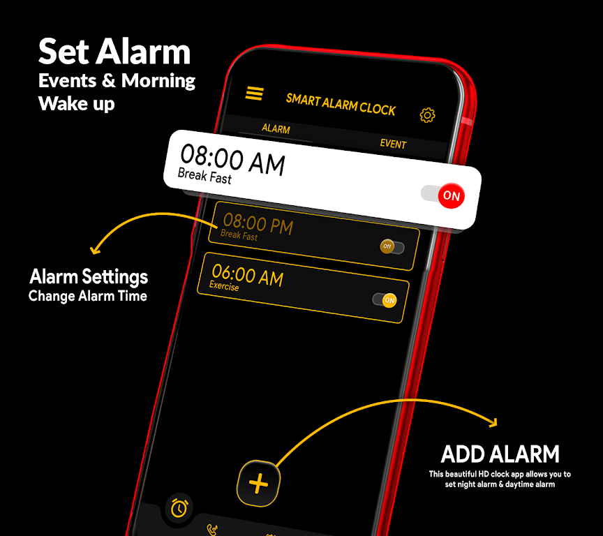 Alarm Clock: Smart Night Watch Screenshot1