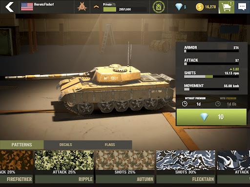 War Machines: Free Multiplayer Tank Shooting Games Screenshot2