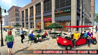 Electric Car Taxi Driving Game Screenshot1