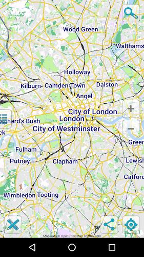 Map of London offline Screenshot1