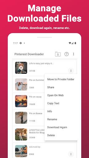 Video Downloader For Pinterest Screenshot4