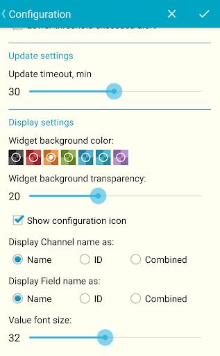 IoT ThingSpeak Monitor Widget Screenshot3