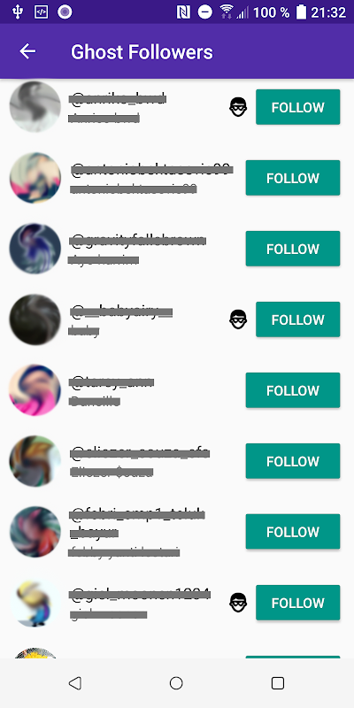 Unfollowers & Ghost Followers Screenshot1