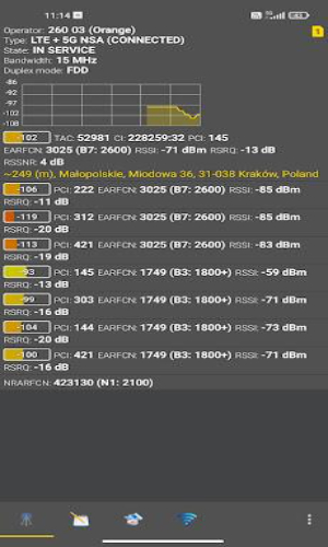 Netmonitor: Cell & WiFi Screenshot2