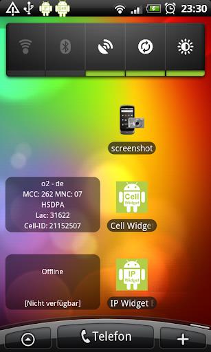 Cell Widget Screenshot1