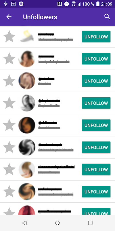 Unfollowers & Ghost Followers Screenshot3