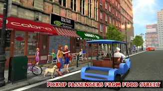 Electric Car Taxi Driving Game Screenshot2