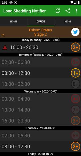 Load Shedding Notifier Screenshot2