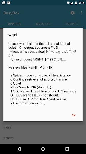 BusyBox for Android Screenshot4