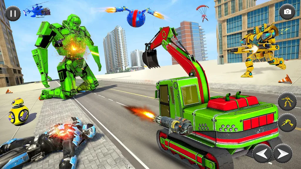 Robots War– Car Transform Game Screenshot3