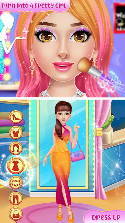 Doll makeup salon girl game Screenshot4