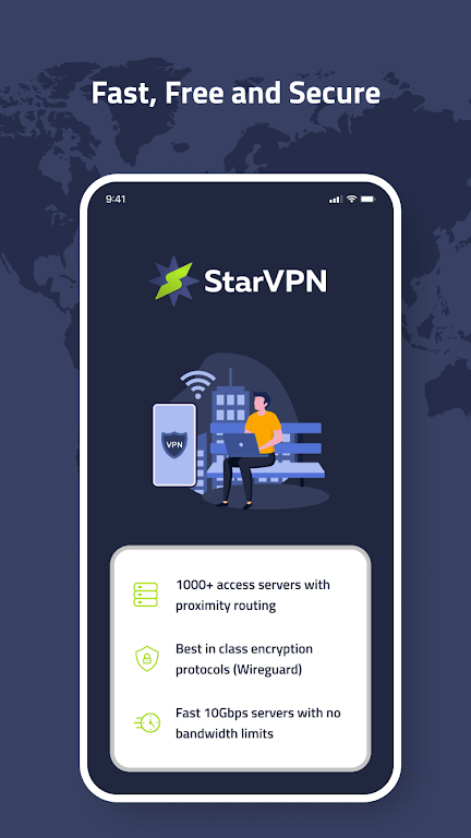 StarVPN: Private & Secure VPN Screenshot2