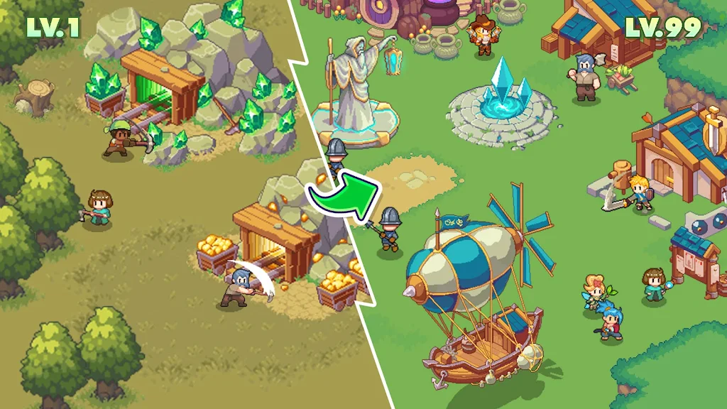 Guardian War: Pixel Rumble RPG Screenshot2