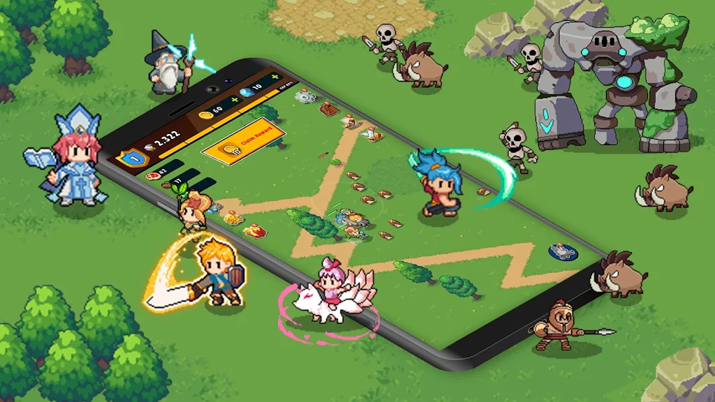 Guardian War: Pixel Rumble RPG Screenshot4