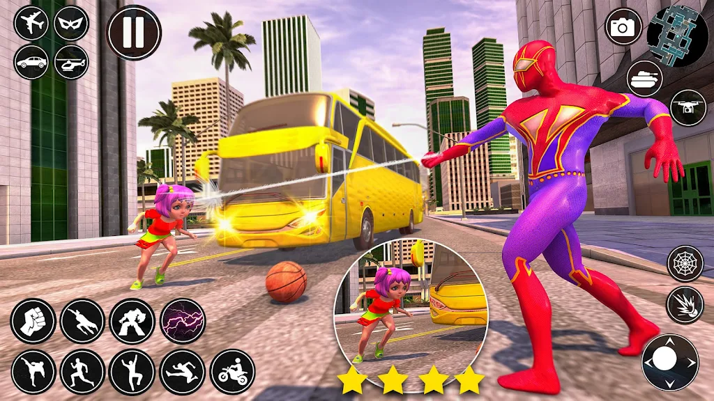 Spider Rope Man Superhero Game Screenshot3