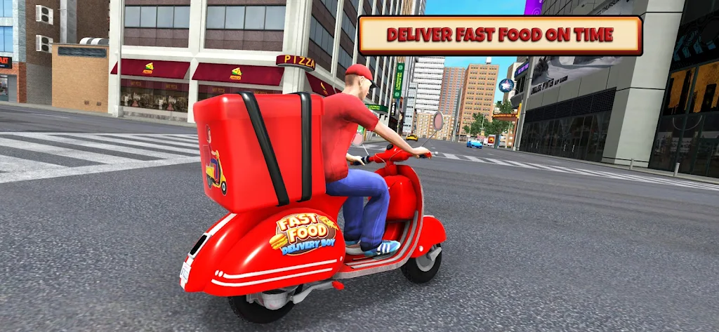 Fast Food Delivery Bike Game Screenshot3