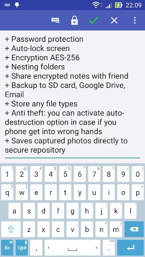 Notepad with password Screenshot2