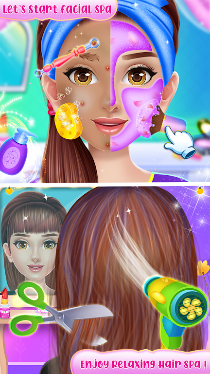 Doll makeup salon girl game Screenshot2