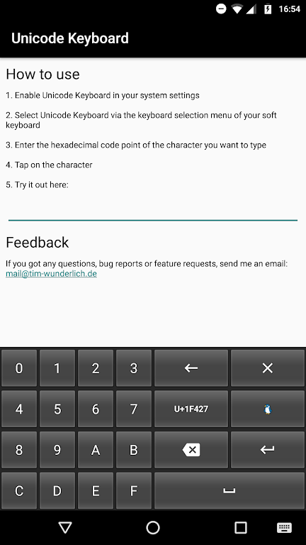 Unicode Keyboard Screenshot2