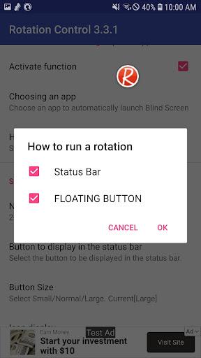 Screen rotation control Screenshot4