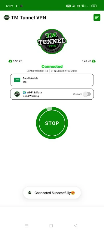 TM Tunnel VPN - Fast & Secure Screenshot4