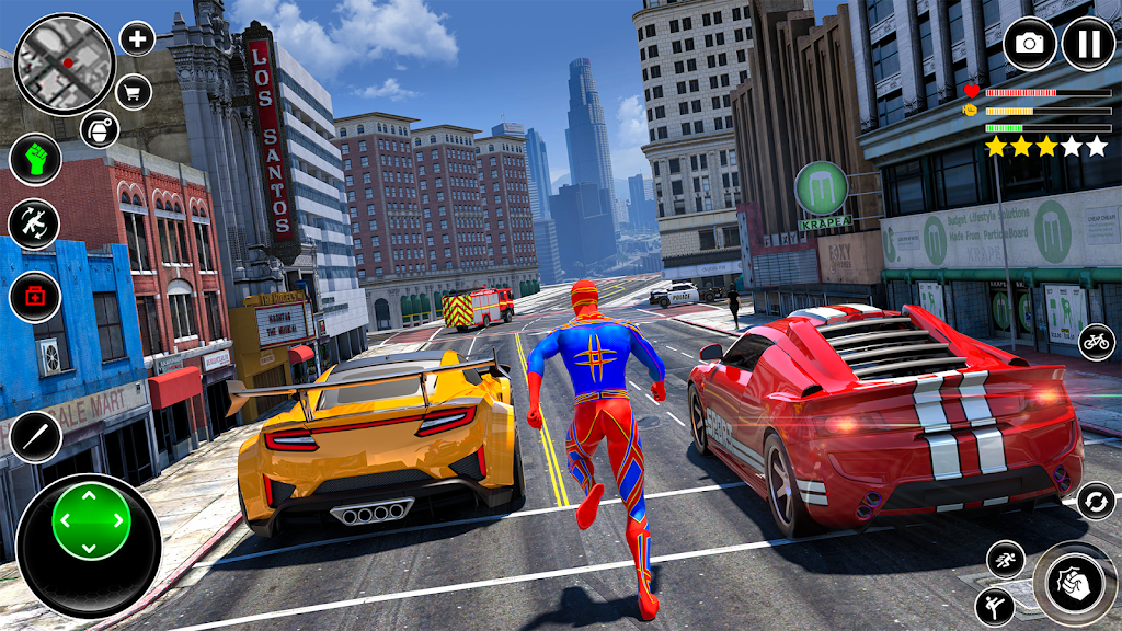 Spider Rope Man Superhero Game Screenshot4