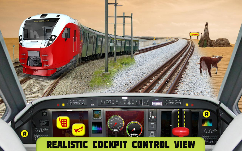 Indian Bullet Train Offline 3D Screenshot4