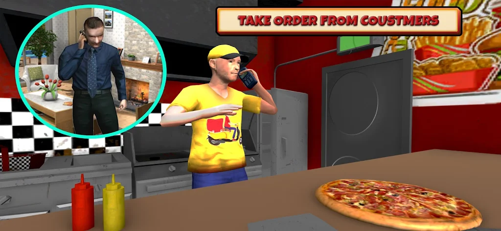 Fast Food Delivery Bike Game Screenshot2